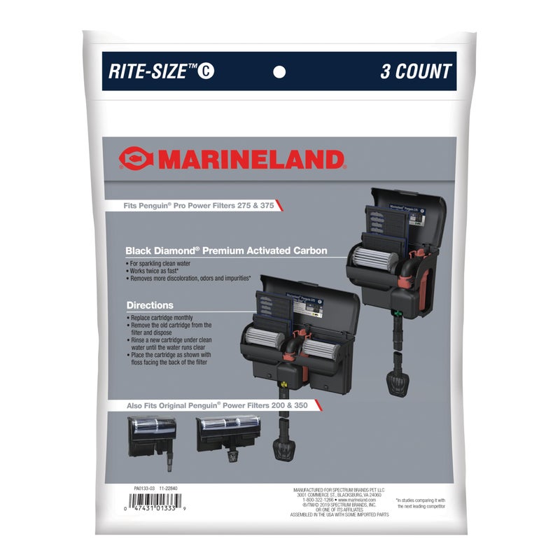 MarineLand Rite-Size Penguin Power Filter Cartridge Size C - Image 2